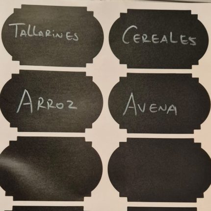 Set 20 etiquetas grandes para contenedores