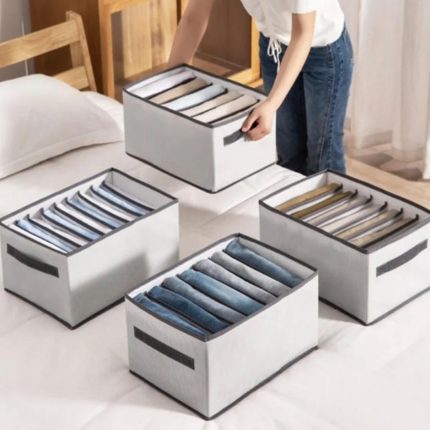 Organizador pantalones 8 compartimientos