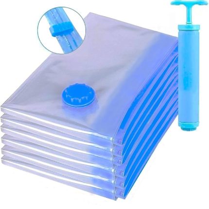 Pack 5 bolsas al vacío + 1 bombín