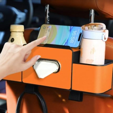 Organizador respaldo de asiento trasero auto