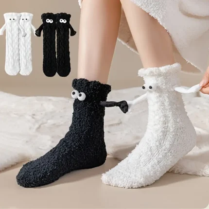 Par calcetines pareja con iman