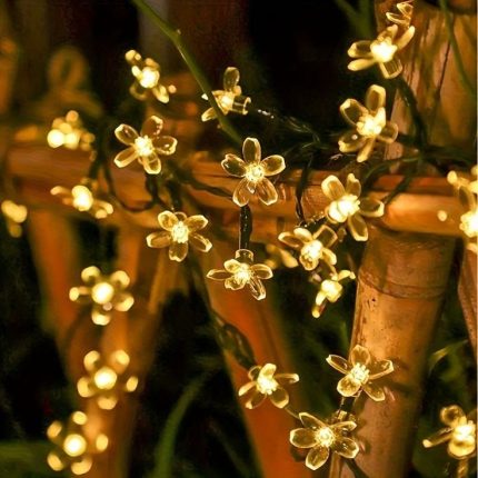 Luces Flores solares