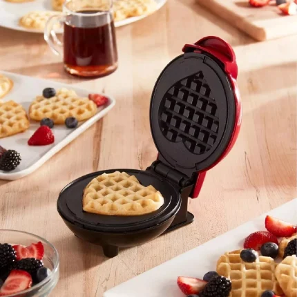 Maquina waffles forma corazón