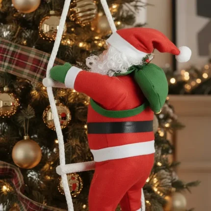 Escalera con viejito pascuero 50 cm